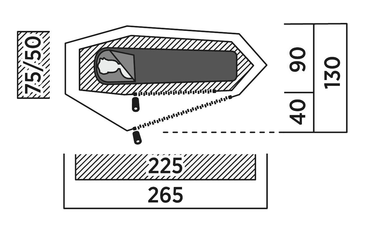 Easy Camp Sarek 1 Person Trekking Tent