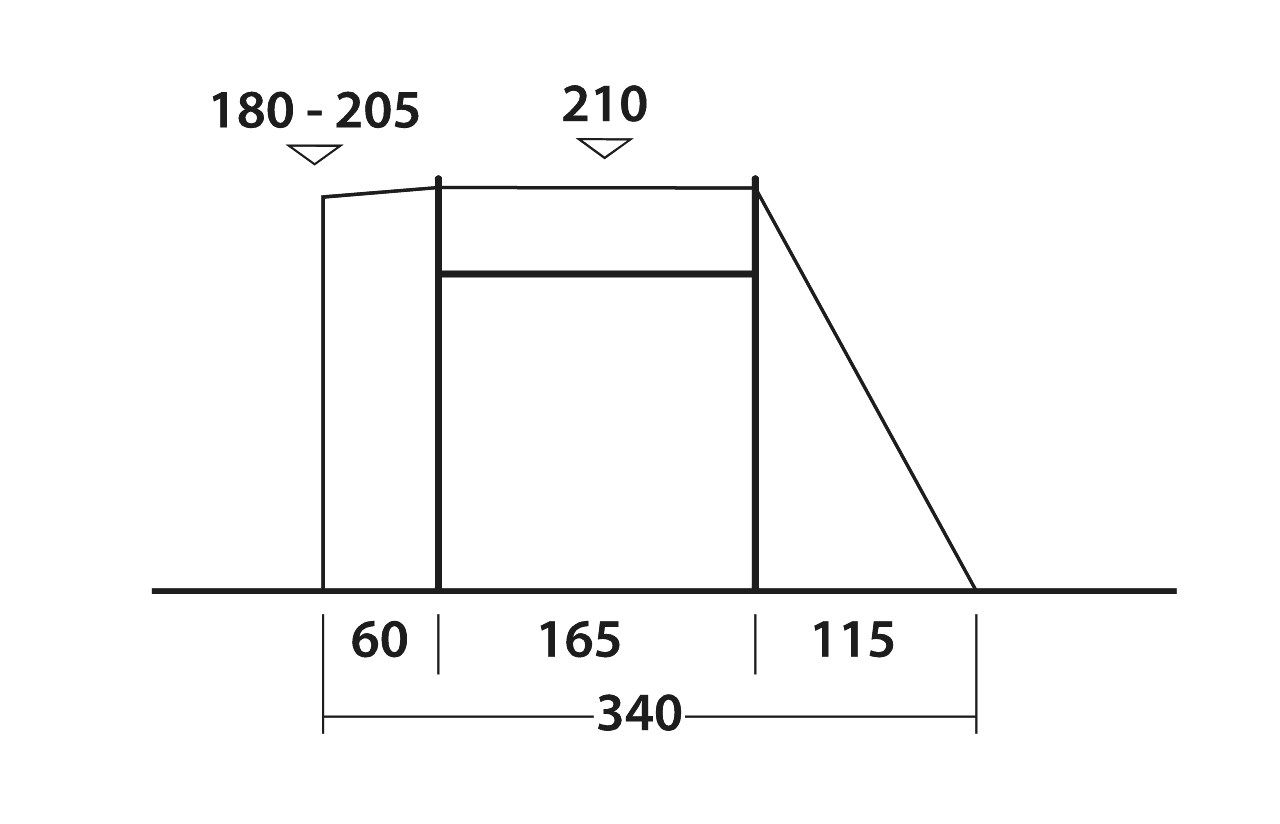 Easy Camp Shamrock Driveaway Awning - Grey (A209122)