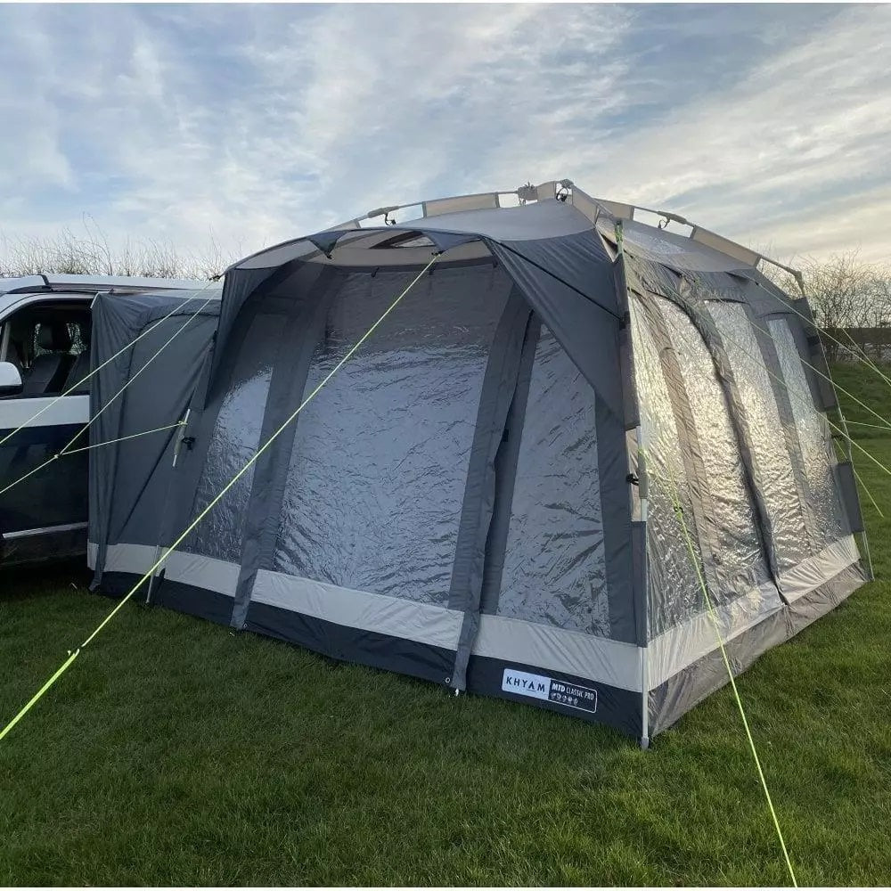 Khyam Motordome Classic Pro Quick Pitch Drive Away Awning - Grey-Black Trim - 110278 (KHY051)