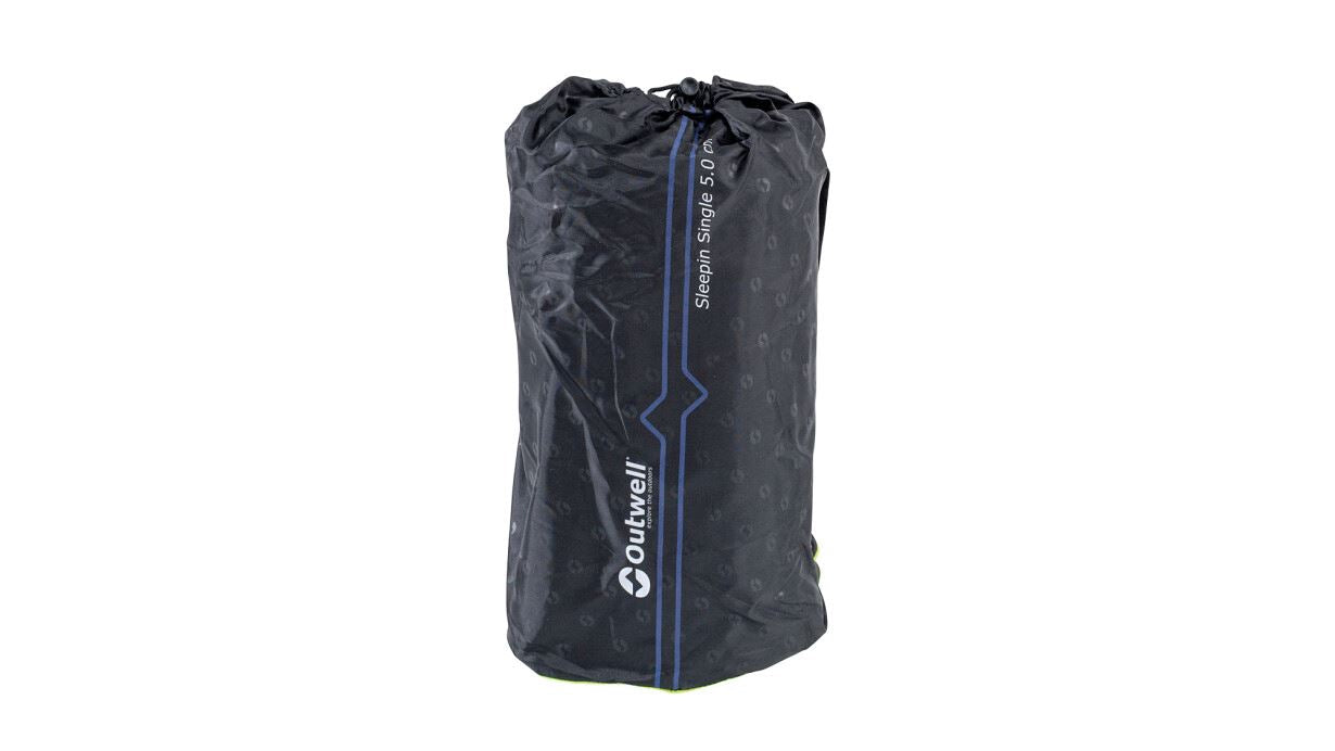 Outwell Sleepin Single 5cm Self-inflating Mat in Black - 400068 (OUT0098) - Outdoor Camping Shop