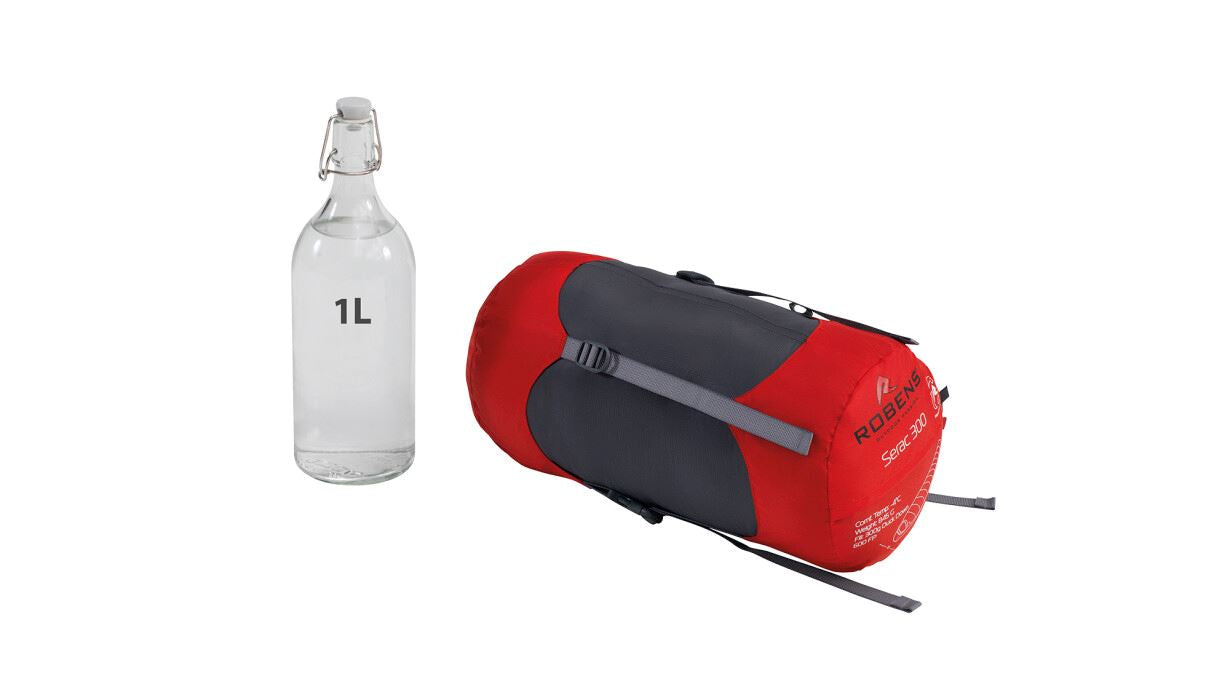 Robens Serac 300 "L" -4°C Sleeping Bag in Black - 250266 (OUT0141)