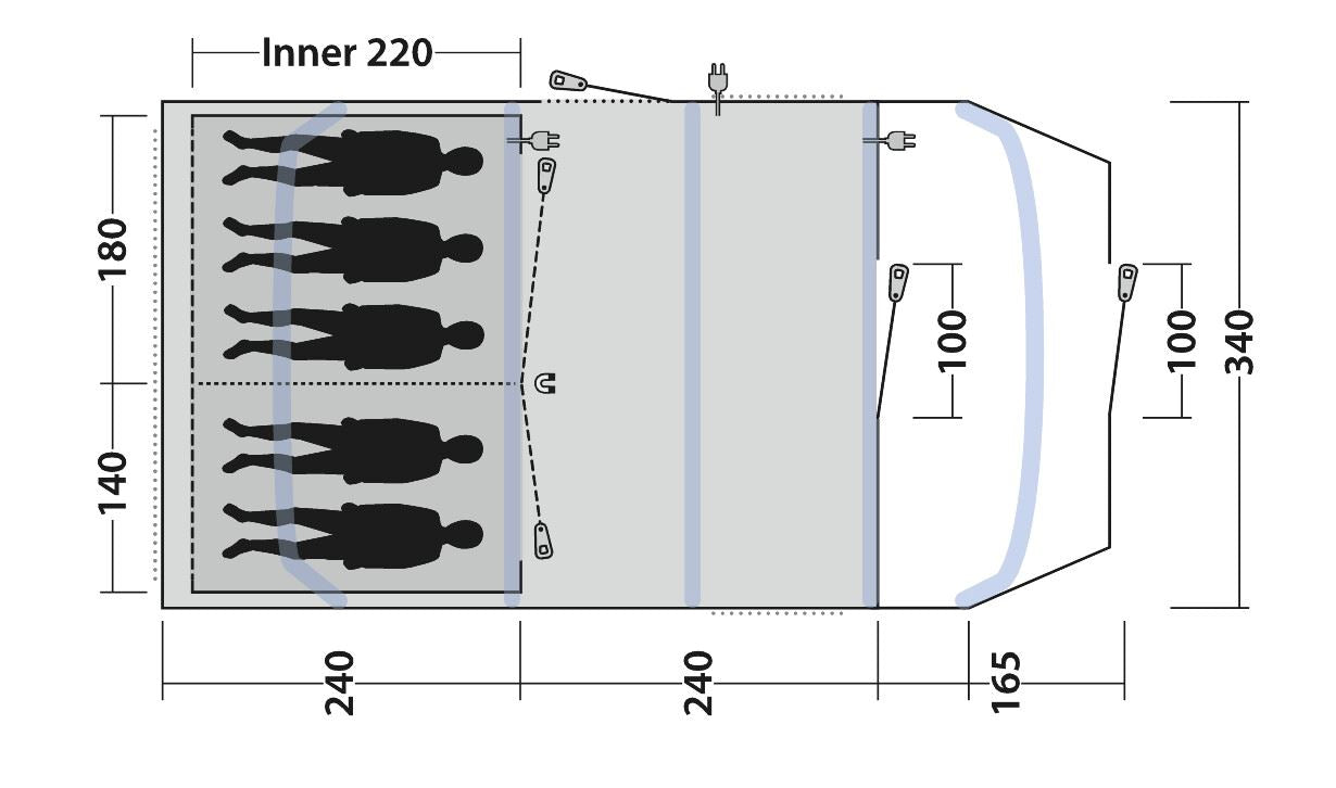 Outwell Tennessee 5 Air Tent