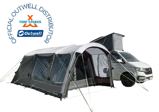 Outwell Jonesville 440SA Flex Air Drive Away Awning 2023 With Carpet in Grey & Black