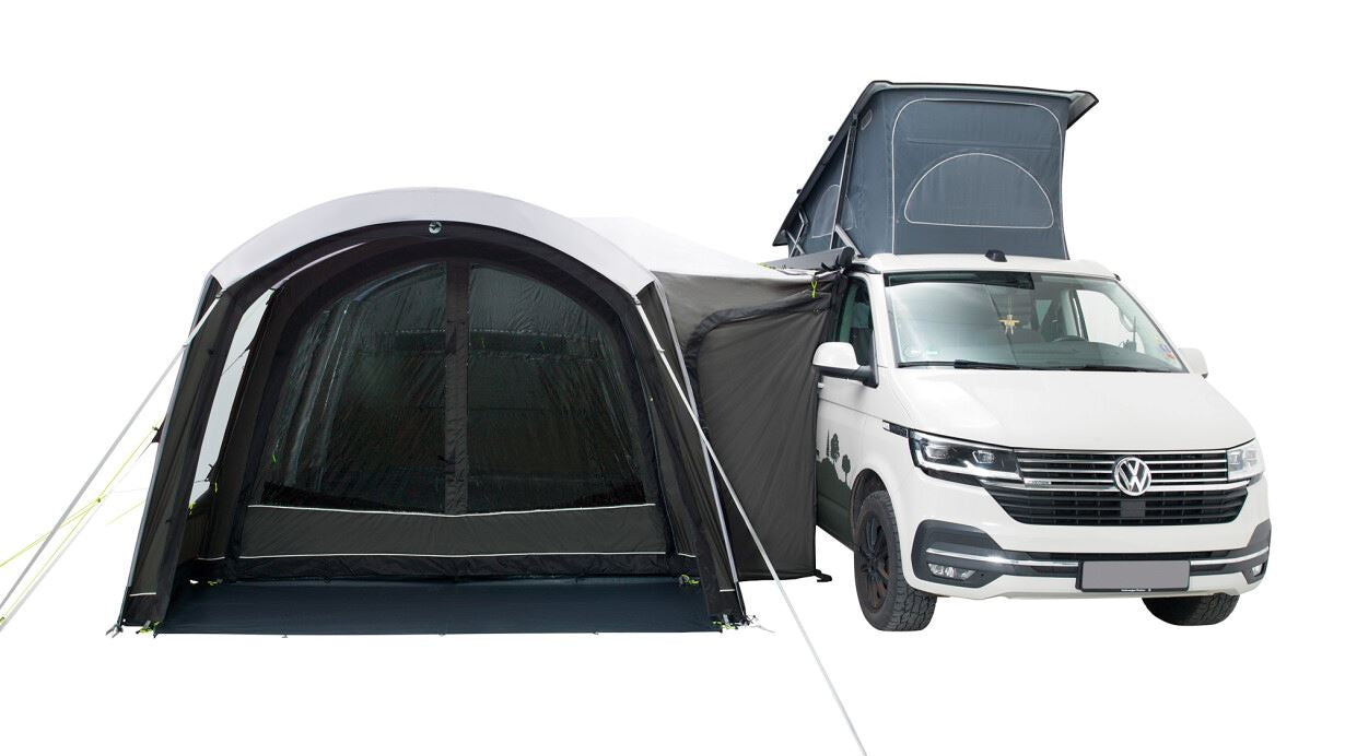 Outwell Jonesville 440SA Flex Air Drive Away Awning 2023 With Carpet in Grey & Black