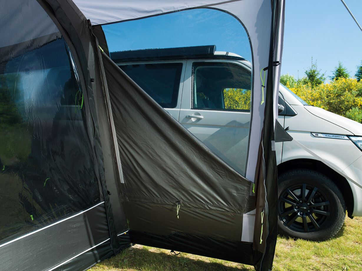 Outwell Jonesville 440SA Flex Air Drive Away Awning 2023 With Carpet in Grey & Black