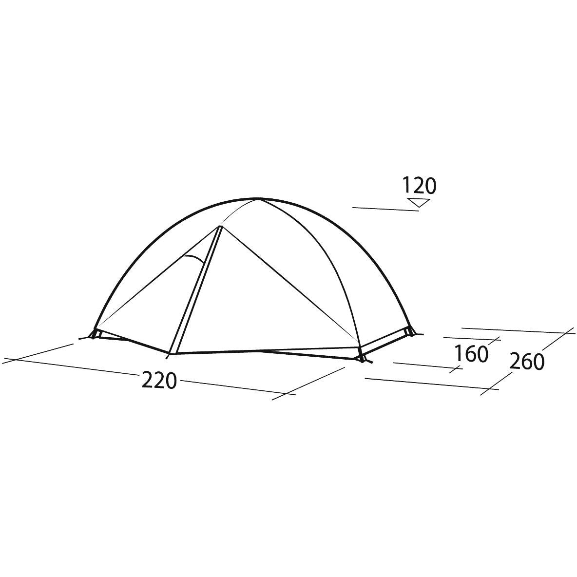 Robens Aster 3 Pro Tent in Green (130400)