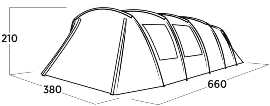 Easy Camp Glomma 6 Person Tent
