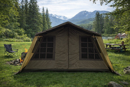 Vintage Style Steel Pole Frame Tent