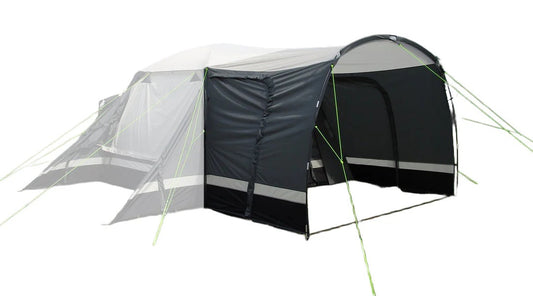 Khyam Sleeper Lite Front Canopy in Grey with Black Trim