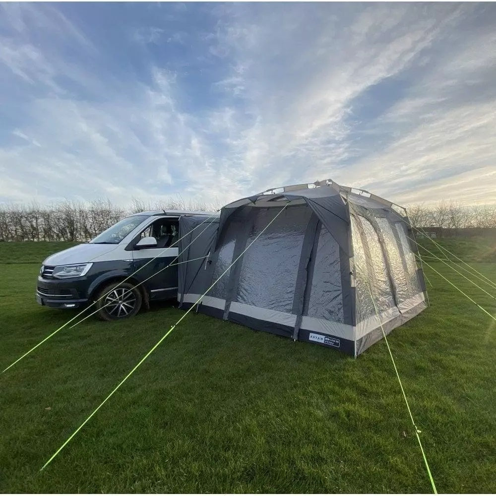 Khyam Motordome Classic Pro Awning - Quick Pitch Drive Away Awning in Grey with Black Trim (KHY051)