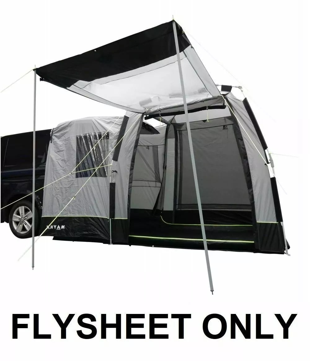 Khyam Motordome Tailgate Flysheet - Grey/Black