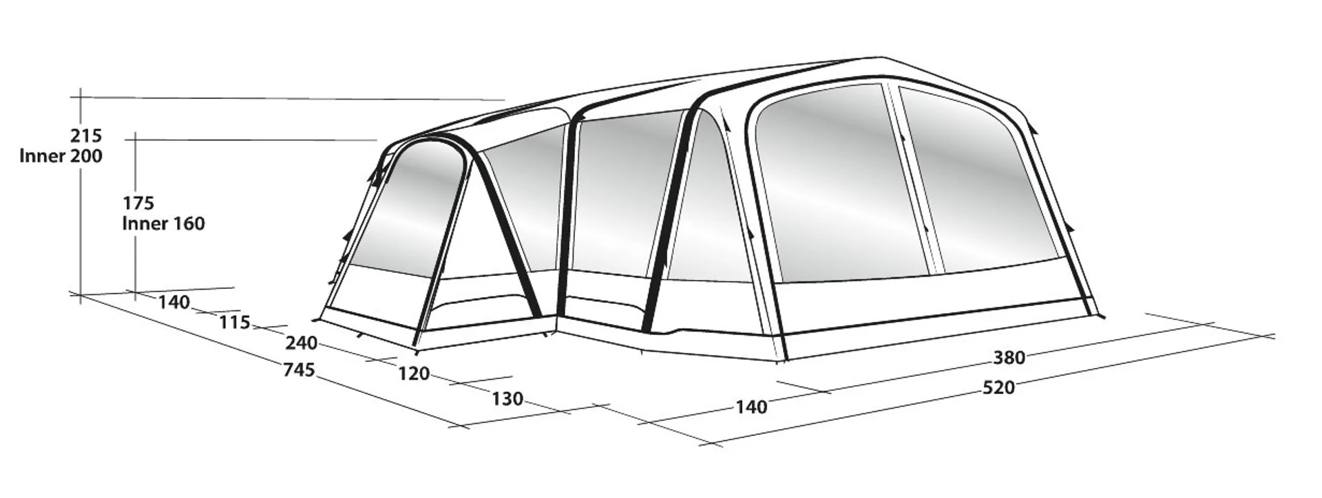 Outwell Airville 6SA Tent