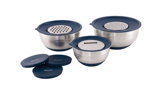 Outwell Chefs Bowl Set with Lids and Graters