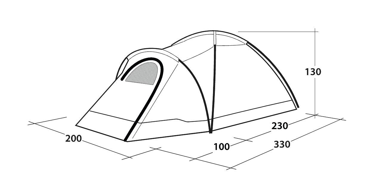 Outwell Cloud 3 Person Tent