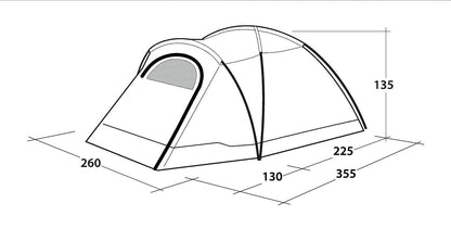 Outwell Cloud 4 Person Tent