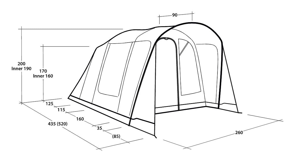 Outwell Monterey 4 Air Tent
