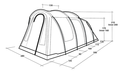 Outwell Rockwell 4 Person Tent