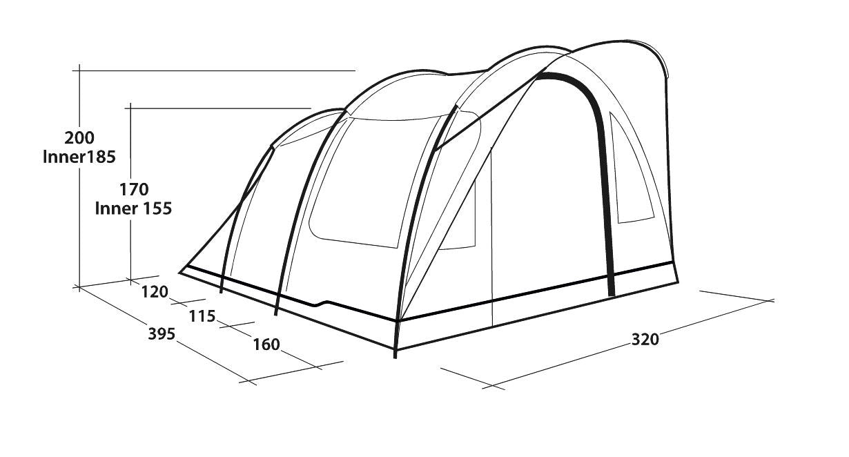 Outwell Sky 5 Person Tent