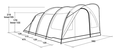 Outwell Sky 6 Person Tent