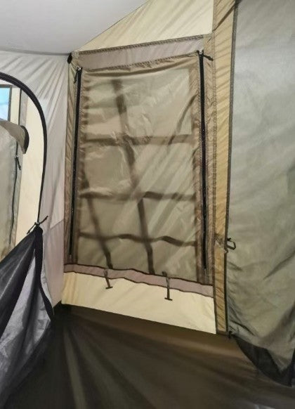 Vintage Style Steel Pole Frame Tent
