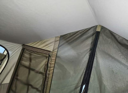 Vintage Style Steel Pole Frame Tent
